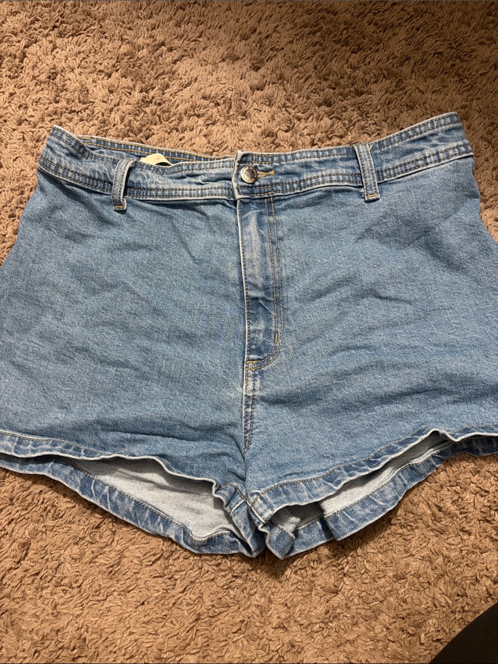 Universal Thread Light Blue High-Rise Denim Shorts